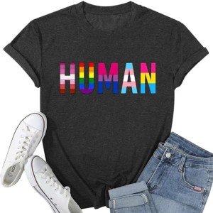 Rainbow Pride Tee for Women - LGBTQ Equality Shirt