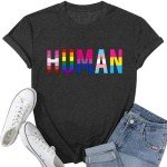 Rainbow Pride Tee for Women - LGBTQ Equality Shirt
