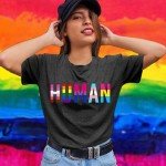 Rainbow Pride Tee for Women - LGBTQ Equality Shirt