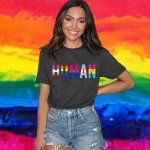 Rainbow Pride Tee for Women - LGBTQ Equality Shirt