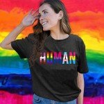 Rainbow Pride Tee for Women - LGBTQ Equality Shirt