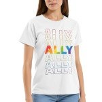 Rainbow Ally Pride Tee for Women