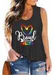 Plus Size LGBTQ Pride Tank Tops for Women