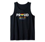 Proud Ally LGBT Heart Tank Top