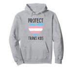 Protect Trans Kids Rainbow Pride Hoodie