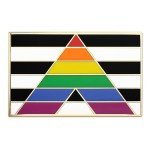 Ally Pride Flag Enamel Pin