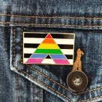 Ally Pride Flag Enamel Pin
