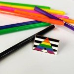 Ally Pride Flag Enamel Pin