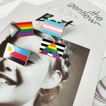 Ally Pride Flag Enamel Pin