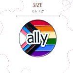 16PC Ally Enamel Pin Set - Celebrate Diversity