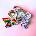 16PC Ally Enamel Pin Set - Celebrate Diversity