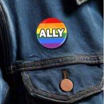 25 Rainbow Pride Ally Pinback Badges