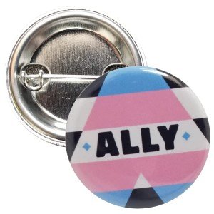 Trans Ally Flag Pin Set - Pack of 12