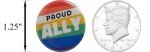 Proud Ally Flag Pin Set - 12 Pack