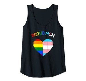 Proud Trans Mom Tank Top for Allies