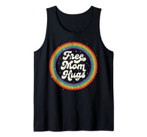 Free Mom Hugs Pride Tank Top for Allies