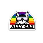 Ally Cat Pride & Trans Stickers Bundle