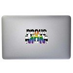 Proud Mom Ally LGBTQ+ Flag Vinyl Decal