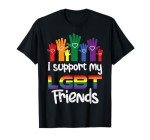 Proud Ally LGBTQ Pride T-Shirt for Friends