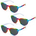 Rainbow Pride Sunglasses - 3 Pcs Set