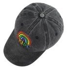 Rainbow Pride Adjustable Denim Baseball Caps