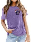 Proud Ally Rainbow Graphic Tee for Women