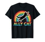 Rainbow Cat Anime Pride T-Shirt for Allies