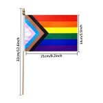 Mini LGBTQ+ Pride Flags - 20 Pack Set