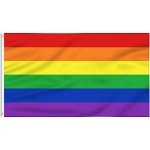 Vibrant 3x5ft Rainbow Pride Flag with Grommets