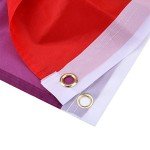 Vibrant 3x5ft Rainbow Pride Flag with Grommets