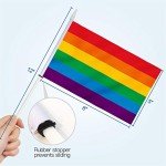 Rainbow Mini Pride Flags - 12 Pack