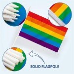 Rainbow Mini Pride Flags - 12 Pack