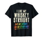 Proud Ally Gay Pride Whiskey T-Shirt