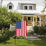 Colorful Garden Flag Stand with Tiger Clip & Stoppers