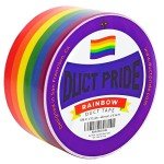 Rainbow LGBTQ+ Duct Pride Tape - Perfect for DIY Projects
