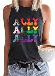 Rainbow Pride Tank Tops for Women and Allies