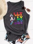 Rainbow Pride Tank Tops for Women and Allies