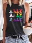 Rainbow Pride Tank Tops for Women and Allies