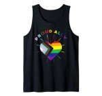 Proud Ally LGBTQ Progress Pride Tank Top