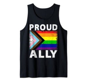 Pride Month Rainbow Ally Tank Top