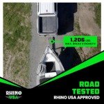 Rhino USA Boat Trailer Straps (2-Pack) - Heavy Duty 2 Inch x 48 Inch Boat Tie Down Straps to Trailer - Ultimate Adjustable Transom Tie Down Straps for Trailering Safety with Boat, Jet Ski, & More!