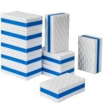 Boat Scuff Erasers - RAINFLOW 10 PCS Boat Wipes Boat Accessories for Women and Men Magic Cleaning Sponge for Cleaning Pads Supplies Boat Interior Cleaner Thicken Premium Magic Sponge Gifts