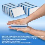Boat Scuff Erasers - RAINFLOW 10 PCS Boat Wipes Boat Accessories for Women and Men Magic Cleaning Sponge for Cleaning Pads Supplies Boat Interior Cleaner Thicken Premium Magic Sponge Gifts