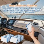 Boat Scuff Erasers - RAINFLOW 10 PCS Boat Wipes Boat Accessories for Women and Men Magic Cleaning Sponge for Cleaning Pads Supplies Boat Interior Cleaner Thicken Premium Magic Sponge Gifts