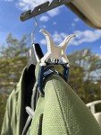 Navy Blue 6-Pack Storm Proof Lockable Clothespins