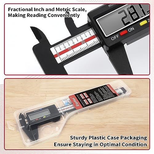Esydon 6 inch Digital Caliper with LCD Screen