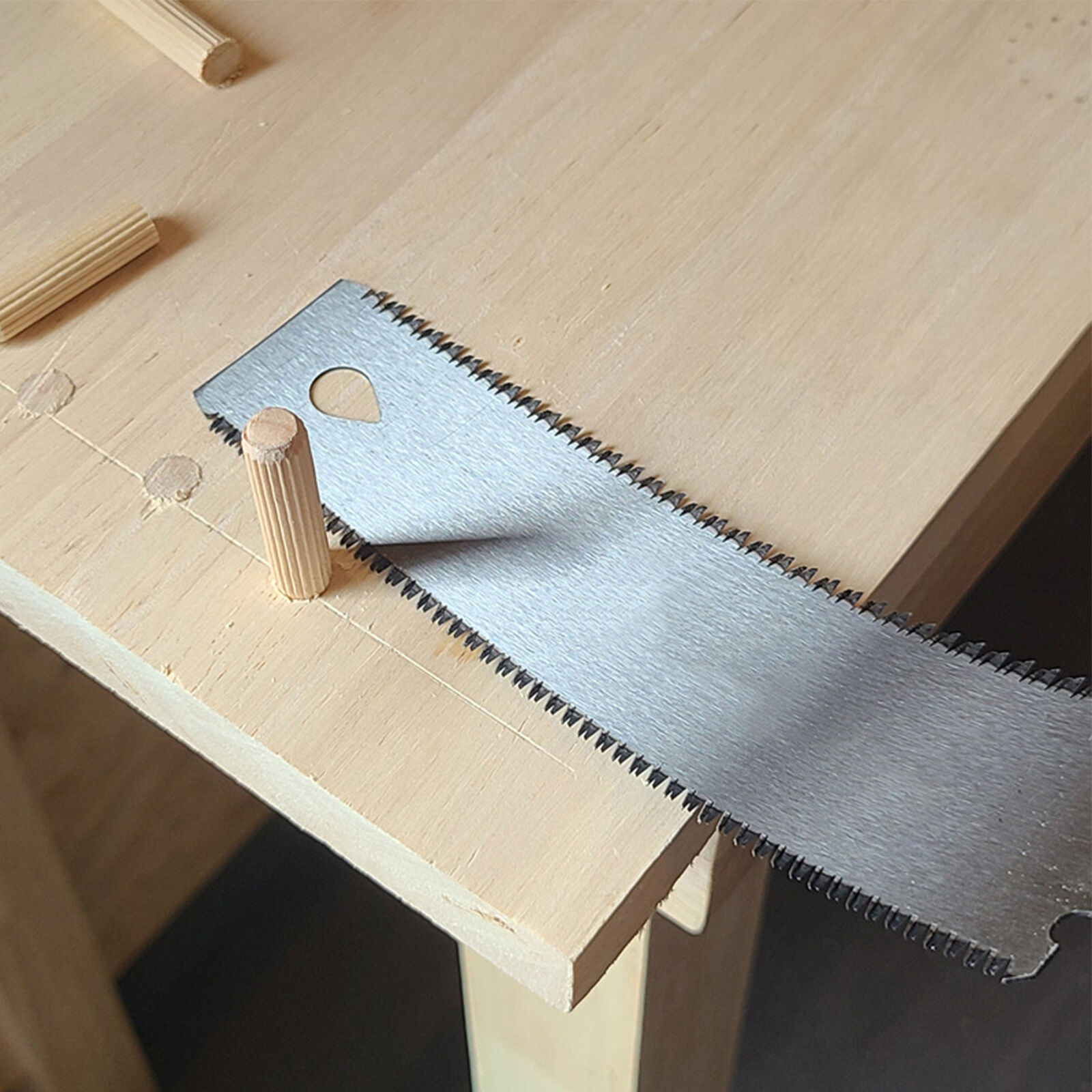 Japanese Double-Sided Pull Saw for Woodworking