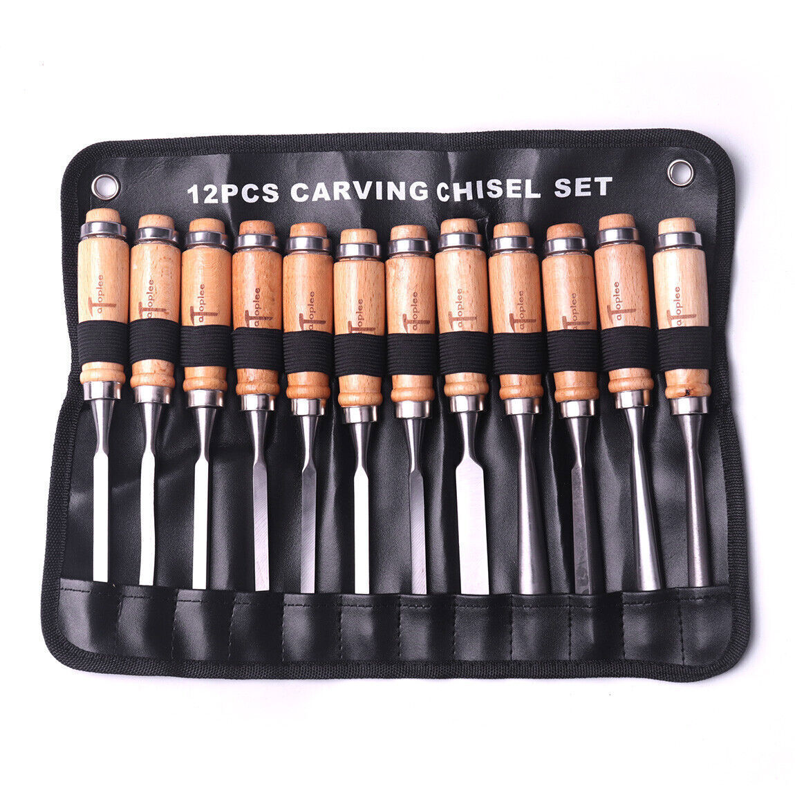 12-Piece Professional Woodworking Chisel Tool Set