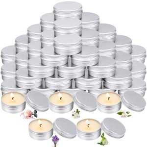 50 Luxury Scented Travel Tin Candles for Weddings