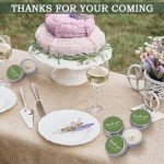 Lavender Scented Thank You Candles - 50 Pack